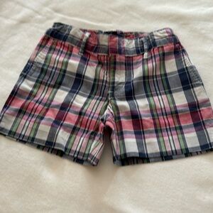 Ralph Lauren Girls Plaid Shorts